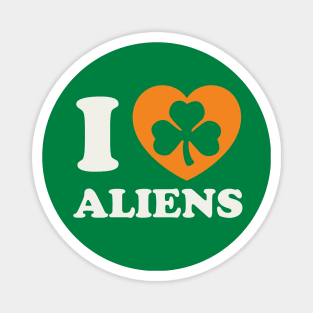 St. Patrick’s Day Alien Funny Irish UFO Sci Fi Magnet